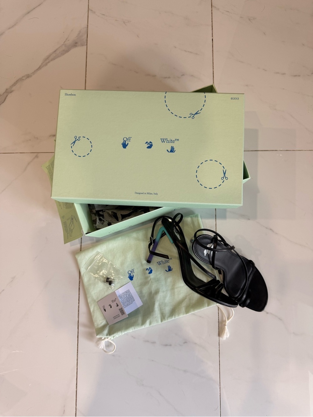 NIB Off-White Allen Heels - Picture 2 of 13